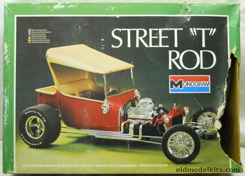 Monogram 1/8 Ford Model T Street Rod - (Street 'T' Rod), 2604 plastic model kit